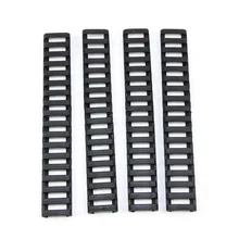 4 шт. 18 слотов Пикатинни Вивер Рейл лестницы Чехлы для охоты страйкбол Handguard панель Quad Чехлы устойчивый прицел крепления протектор