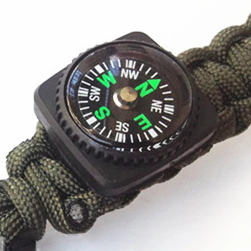 

2cm Portable Pocket Compass Outdoor Camping Hiking Survival Holster Strap Mini Waterproof Guide Camping & Hiking Equipment