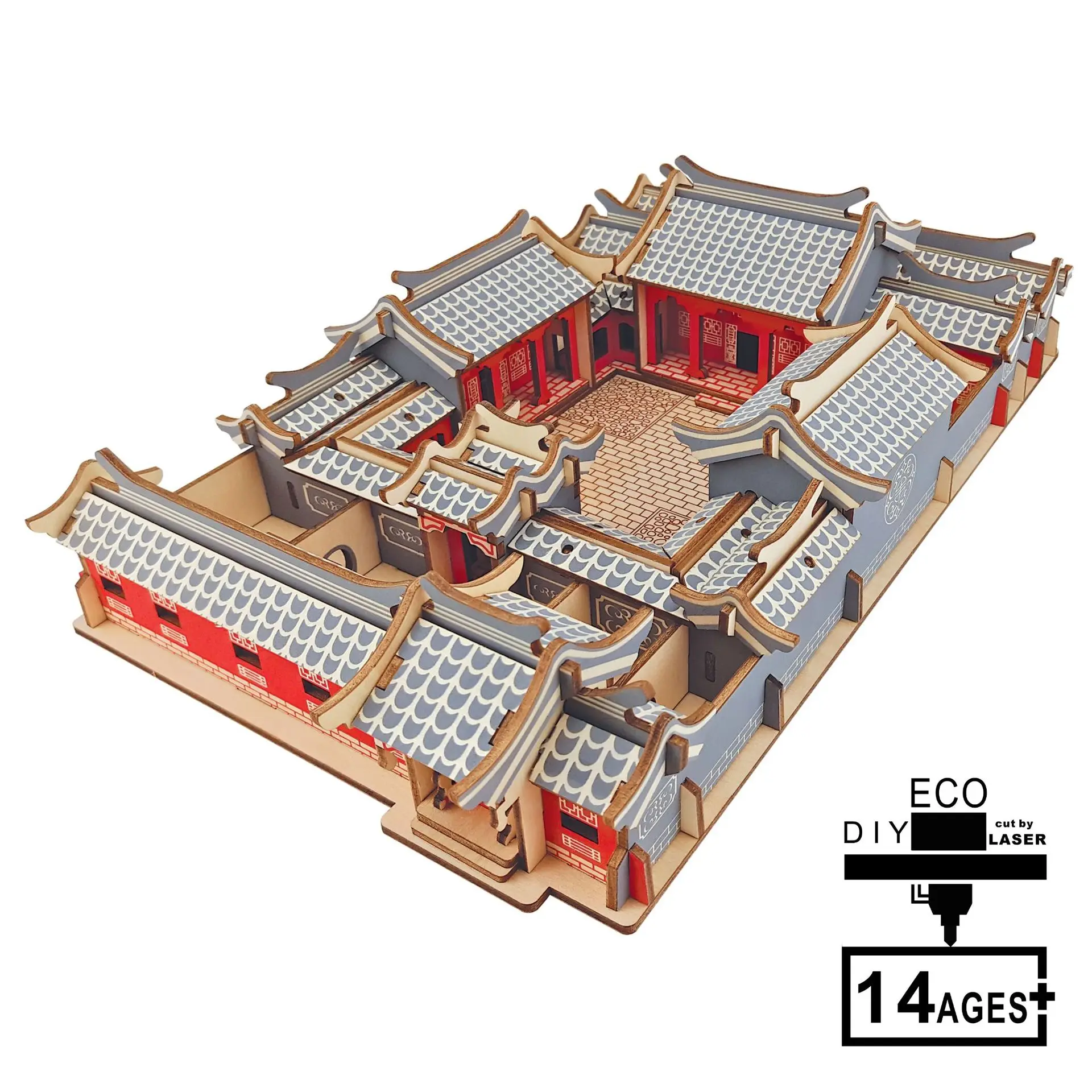

Xin the Specifically for Hot Selling Beijing Courtyard 3D Jigsaw Puzzle DIY CHILDREN'S Toy