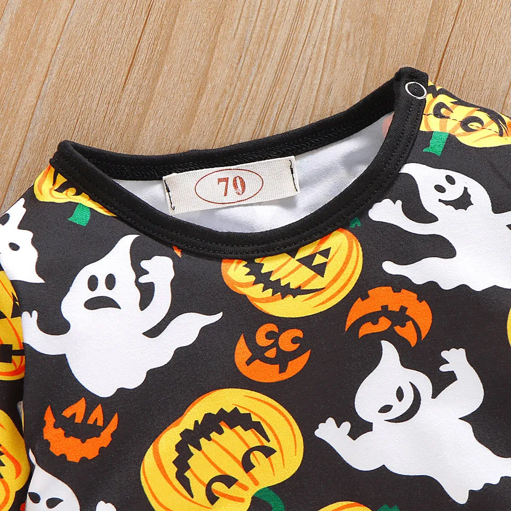 Baby Clothes Romper Newborn Infant Baby Boy Girl Halloween Pumpkin Costume Romper Jumpsuit Outfits Baby Clothes Girl Jumpsuit