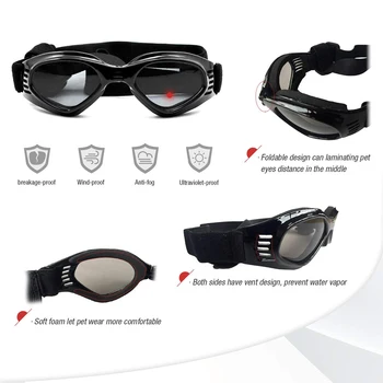 

New Waterproof Swimming Glasses Dog Sunglasses UV Protection Windproof Goggles Pet Eye Wear Dog Cool Accessaries