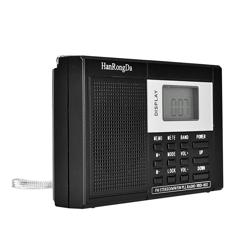 

dawupine Full-band Digital Display FM/AM Dual-band Semi-monolithic Radio Medium-wave Short-wave Gift Radio