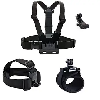 

Camera accessories Head strap Chest strap Hand band mount kit for gopro Hero 5/Session/4/3/2/HD Original Black Silver Cameras