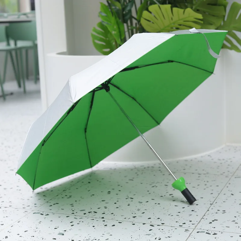 Drie Opvouwbare Paraplu Creatieve Wijnfles Vorm Paraplu Zilver Coating Vrouwen Zonnebrandcrème Paraplu Winddicht Paraplu|Paraplu´s| AliExpress