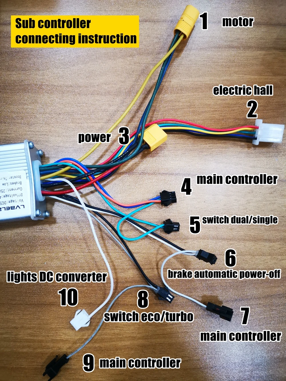 Controlador original para scooter elétrica, speedual grace