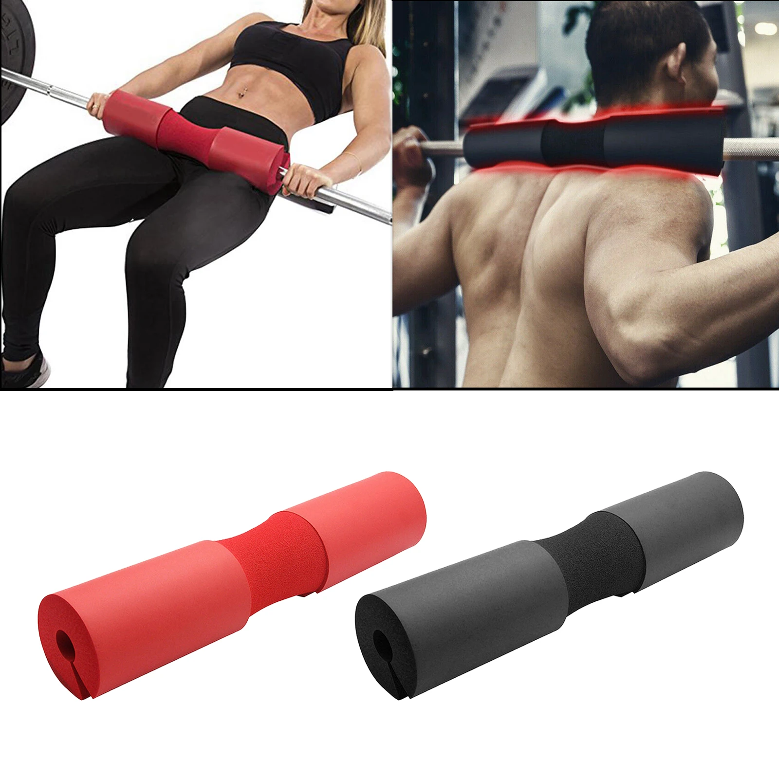 Barbell Squat Pad - Neck and Shoulder Protective Pad - Great for Squats, Lunges, Hip Thrusts, Weight Lifting Barbell Squat Pad - Neck and Shoulder Protective Pad - Great for Squats, Lunges, Hip Thrusts, Weight Lifting