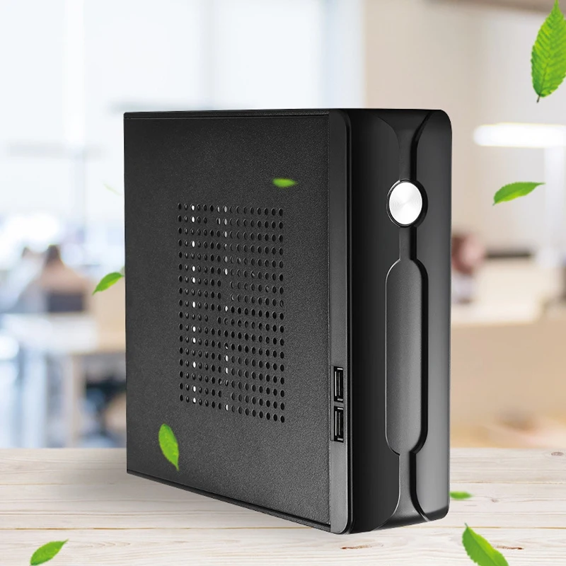 Настольный блок питания для игр HTPC Host Office Home 2 0 USB Mini ITX с отверстием радиатора