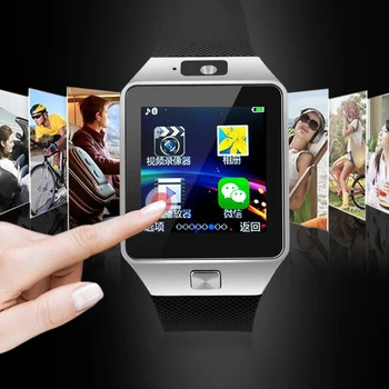 

Smart Watch With Camera Bluetooth Wrist Watch SIM Card Smartwatch IOS&Android
