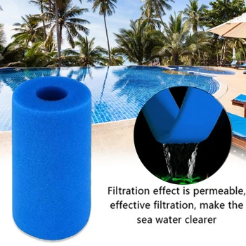 

Swimming Pool Water Filter Foam Pool Reusable Washable Sponge Filter Column Filtration Accessory
