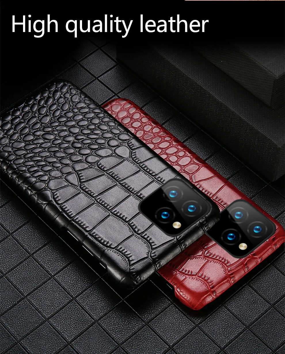 Чехол из натуральной кожи для телефона iPhone 11 11 Pro 11 Pro Max X XS XSMax XR 7 8 plus 5 5S se 6 6S Plus крокодиловая кожа