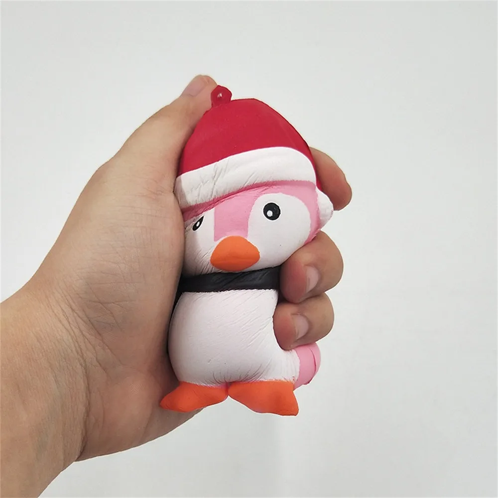 Мягкие игрушки для снятия стресса Kawaii Рождественские антистрессовые игрушки мягкие мягкии PU медленно поднимающийся крем
