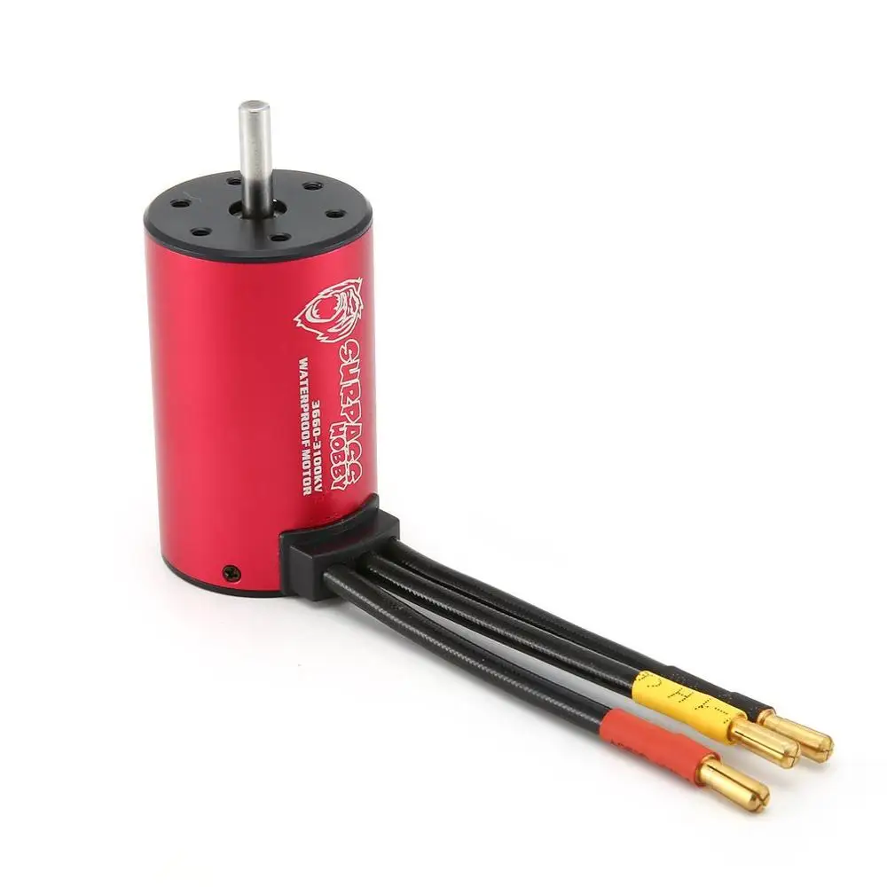 

SURPASSHOBBY KK 3660 3100KV Brushless Motor with 60A Waterproof ESC with Heat Sink for 2S 1:10 Racing Drift Car Model