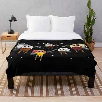 

Dwarf Planets Blanket Wool Flannel Plush Blanket Bedspread For office Sherpa Blanket Couch Quilt Cover Travel