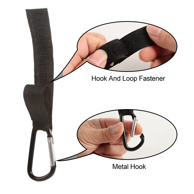 2PCS Baby Stroller Accessories Shopping Pram Hook Props Multi Purpose Baby Stroller Hook Hanger Metal Convenient