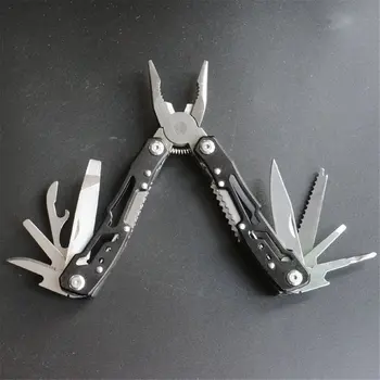 

402 Steel Multi-function Pliers Safe with Lock Combination Folding Knife Pliers Home Outdoor Emergency Tool Pliers