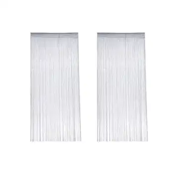 

String Door Curtain Hanging Room Divider Doorway Blinds Strip Decor Straight Line Curtain Home Decoration
