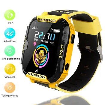 

2019 New Children smart watch Remote Camera Monitor GPS WIFI Tracker Location Kid Child Student 4G Phone watches SOS Video Call