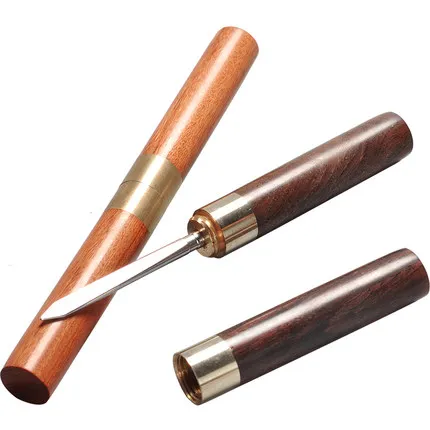 

Rosewood Ebony Multifunction Stainless Steel Open Pu'er Tea Needle Tea Cone Kung Fu Tea set Home Tea Ceremony Accessories