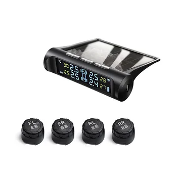

Tyre Pressure Monitoring System Solar Power Digital LCD Display Auto Security Alarm Systems Tyre Pressure External standard