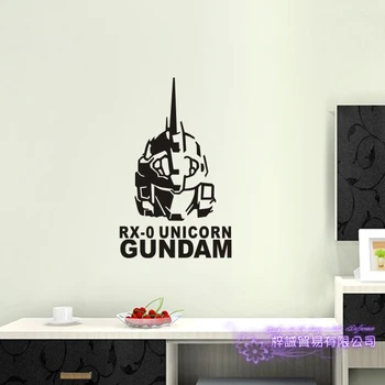 

GUNDAM Wall Decal Vinyl Wall Stickers Decal Decor Home Decorative Decoration Anime Rx-0 Unicorn Gundam Car Sticker