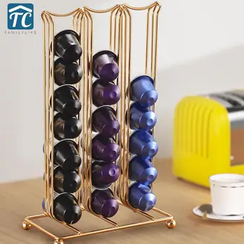 

Coffee Capsule Holder 42 Cups Coffee Pods Holder Rack Coffee Capsule Dispenser Capsules Storage Shelve Organization Holder