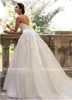 Glamour chérie cou Robe de mariée Vestidos de Novia 2022 dentelle Appliques avec ceinture à lacets robes de mariée Robe Mariage ► Photo 2/5