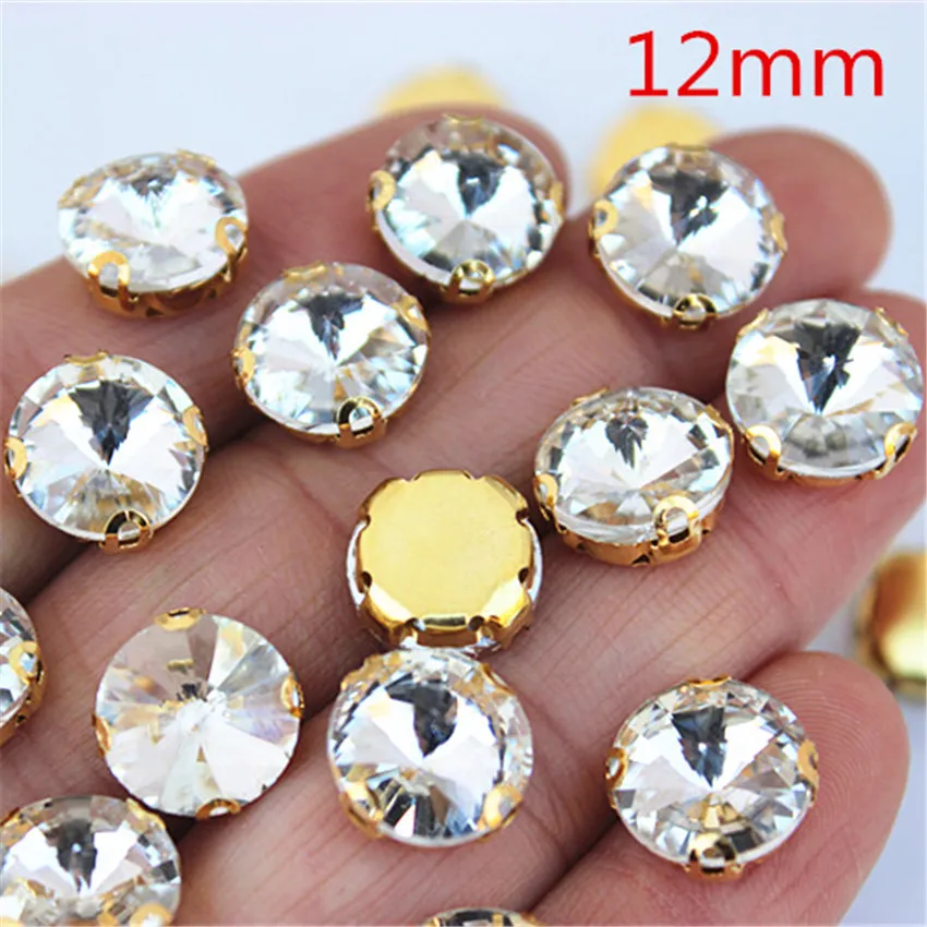 100Pcs Pearl Rhinestones Sew on Pearls Gold/Sliver Claw 4Holes Pearl Button  Half Pearl Beads Sew On Stones DIY Wedding Dresses - AliExpress