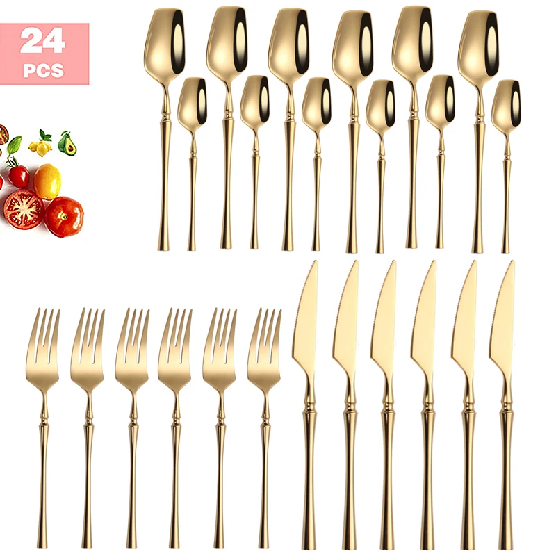 24pcs gold