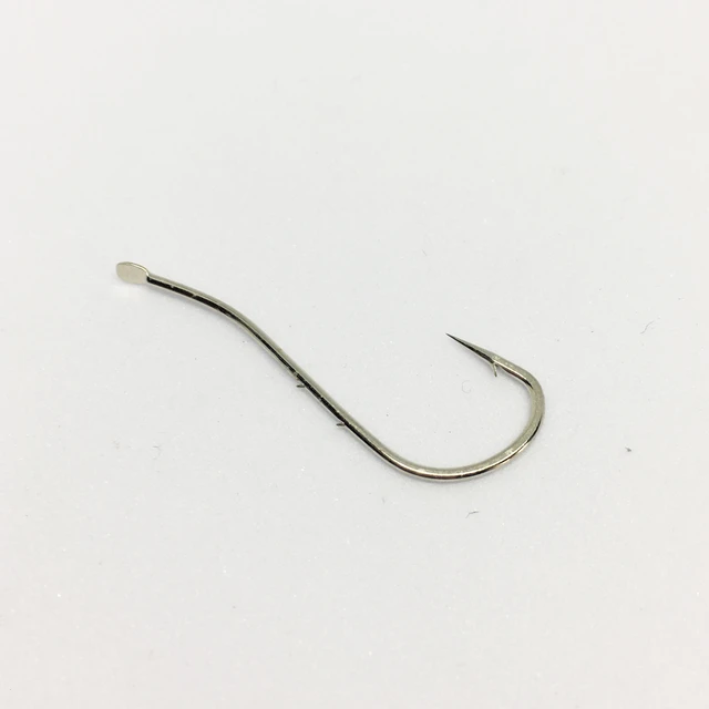 200 Pcs/lot Streamline Fishhooks Double Back Barb Long Handle Shank Hook  Powder Barracuda Worm Bait Perch Jig Head Peche Pesca - AliExpress