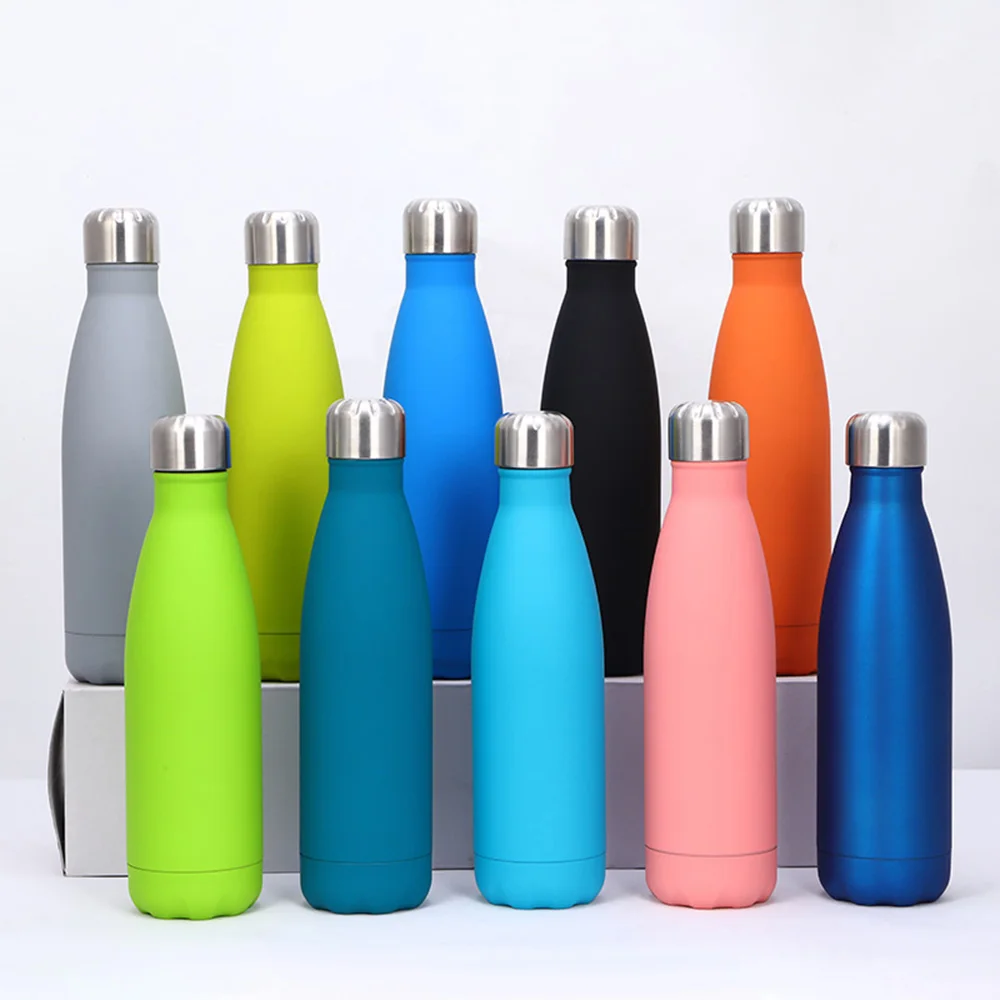 Download 500ml Double Insulation 304 Stainless Steel Water Bottle Sport Thermal Insulation Drink Bottle Kids Drinking Drinkware Aliexpress