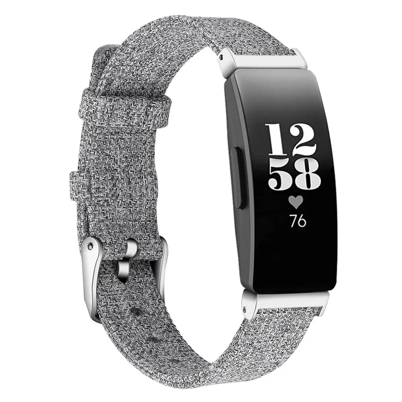 Ремешок для часов Fitbit Inspire Band холщовый дышащий сменный Браслет для Fitbit Inspire Hr Correa Fitbit Watch 64004 - Цвет ремешка: 4