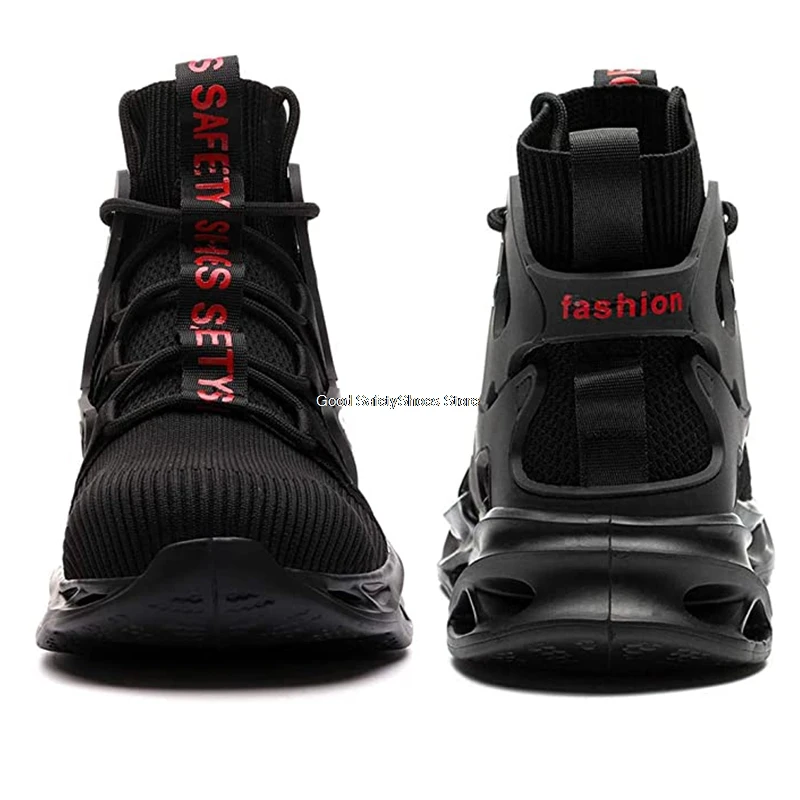 Men Safety Work Boots Steel Toe Puncture-Proof Sneakers