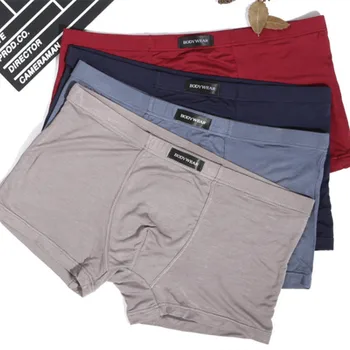 

Men Underwear Boxer Cotton Man Under wear Breathable Solid Boxershorts Men Boxers Underpants boxer homme 4pcs/ pack