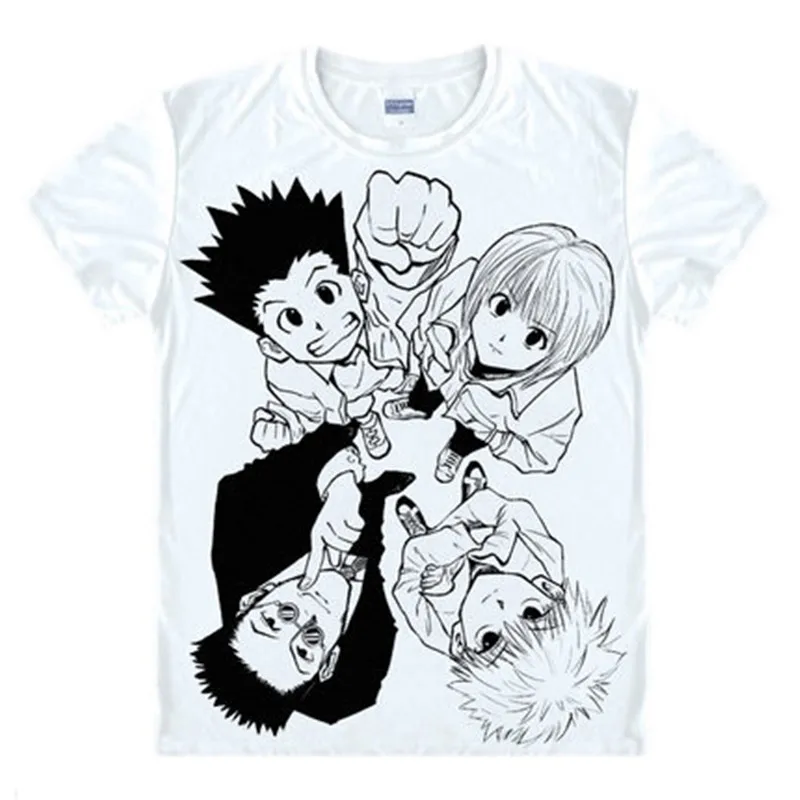 Hunter X T Shirt GON FREECSS hisoka Cosplay T-shirt Kurapika Killua Zoldyck Anime Tee |