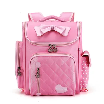 

New Fashion Cartoon School Bags Space backpack for Girls Boys bow-knot Design Children Orthopedic Backpack Mochila Infantil