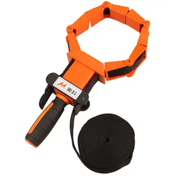 

Multifunction Belt Clamping Tools Adjustable Band Clamp Polygonal Woodworking Quick Clip 90 Degres 4M Pure Nylon Strap Clip