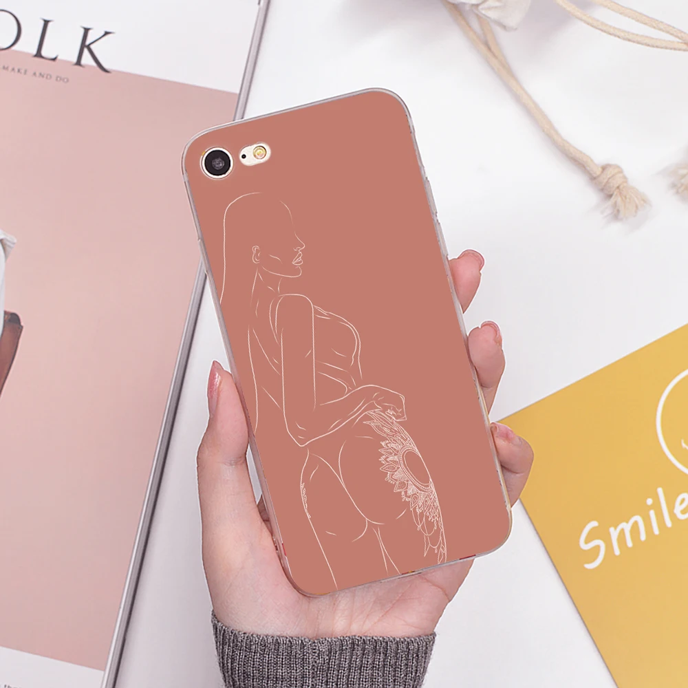 

Sexy and Unique Artistic Beauty girl phone case For iphone 6/6s, 6Plus/6SPlus, 7 / 8 , 7Plus/8Plus, X , XS , XR , XSMax