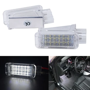 

For Audi A3 A4 B5 B6 B7 B8 A5 C5 A6 C6 C7 A7 A8 Q3 Q5 Q7 A1 V8 8V 8L 8P TT R8 Interior Light Door Luggage Trunk Boot Footwell