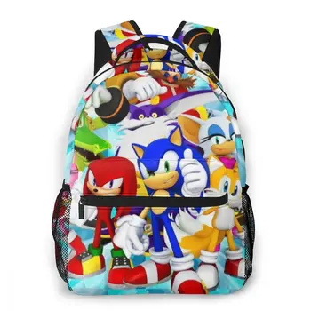 

Sonic Image Print sonic the hedgehog cartoon Anime Sonic Heroes Adventure Casual Backpack