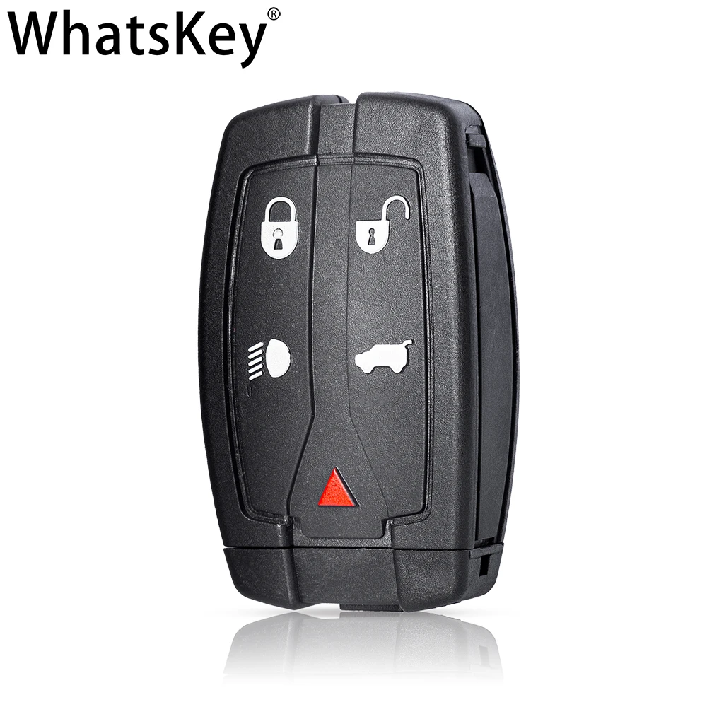 

Чехол для дистанционного ключа WhatsKey с 5 кнопками для Land Rover Discovery 4 Sport Evoque Freelander 2 3 LR2