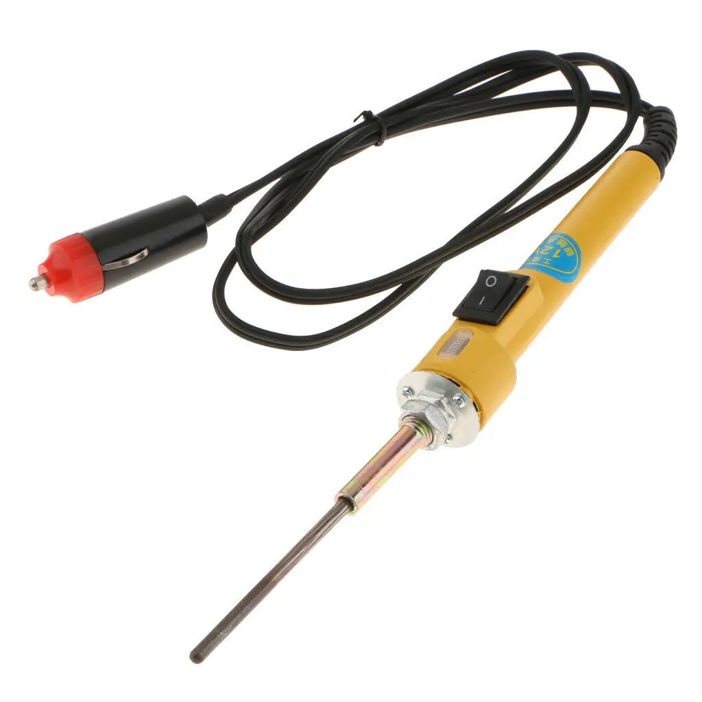 Electric Soldering Iron 12V Soldering Iron Quick Heating Power Tool External Heating Handle Heat Pencil Welding Repair Tools electronics soldering kit