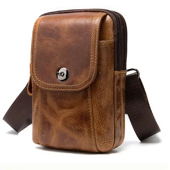 

Casual Messenger Bag Men's Shoulder Genuine Leather Vintage Bags Small Male Man Leather Bag Crossbody Bags For Men Sac A Main