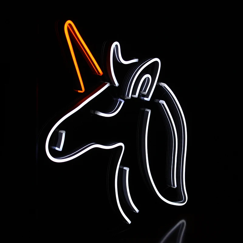 Неоновые знаки изготовленный на заказ AnimalsHorse личность украшения стене вечерние