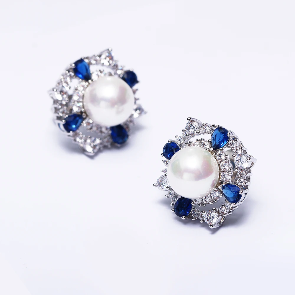 blue stud earrings (7)