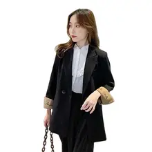 

2021 Spring Autumn Net Red Small Suit Jacket Ladies Korean Version Of The New Loose Versatile Casual Small College Trend M323