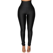 Женские леггинсы, черные леггинсы, компрессионные брюки для фитнеса, базовый слой, однотонный,, повседневные брюки с высокой талией, леггинсы# JY