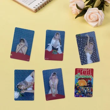 

5Pcs/Set High Quality Kpop Red Velvet PVC LOMO Card HD Print Photo Alubm Card Photocard