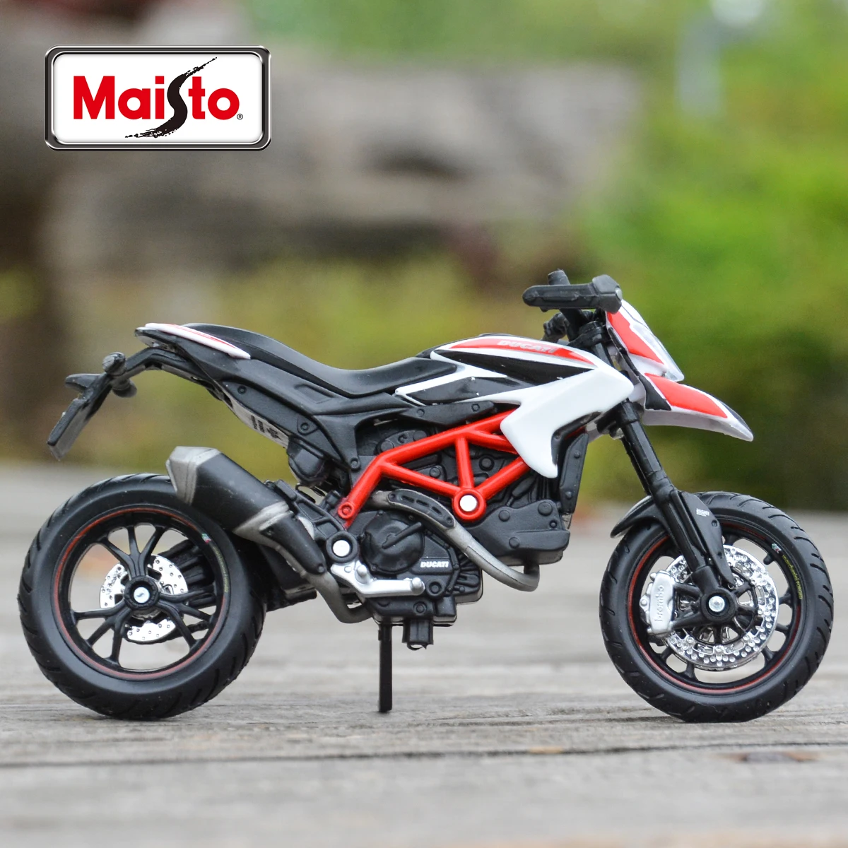 Maisto 1:18 Ducati Hypermotard Sp 2013 Static Die Cast Vehicles Collectible Hobbies Motorcycle Model Toys 6