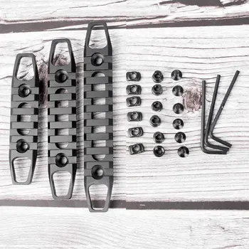 

Hollow M-LOK / KeyMod Rail Section 3 7 11 Slots Picatinny Accessory Rail Sections