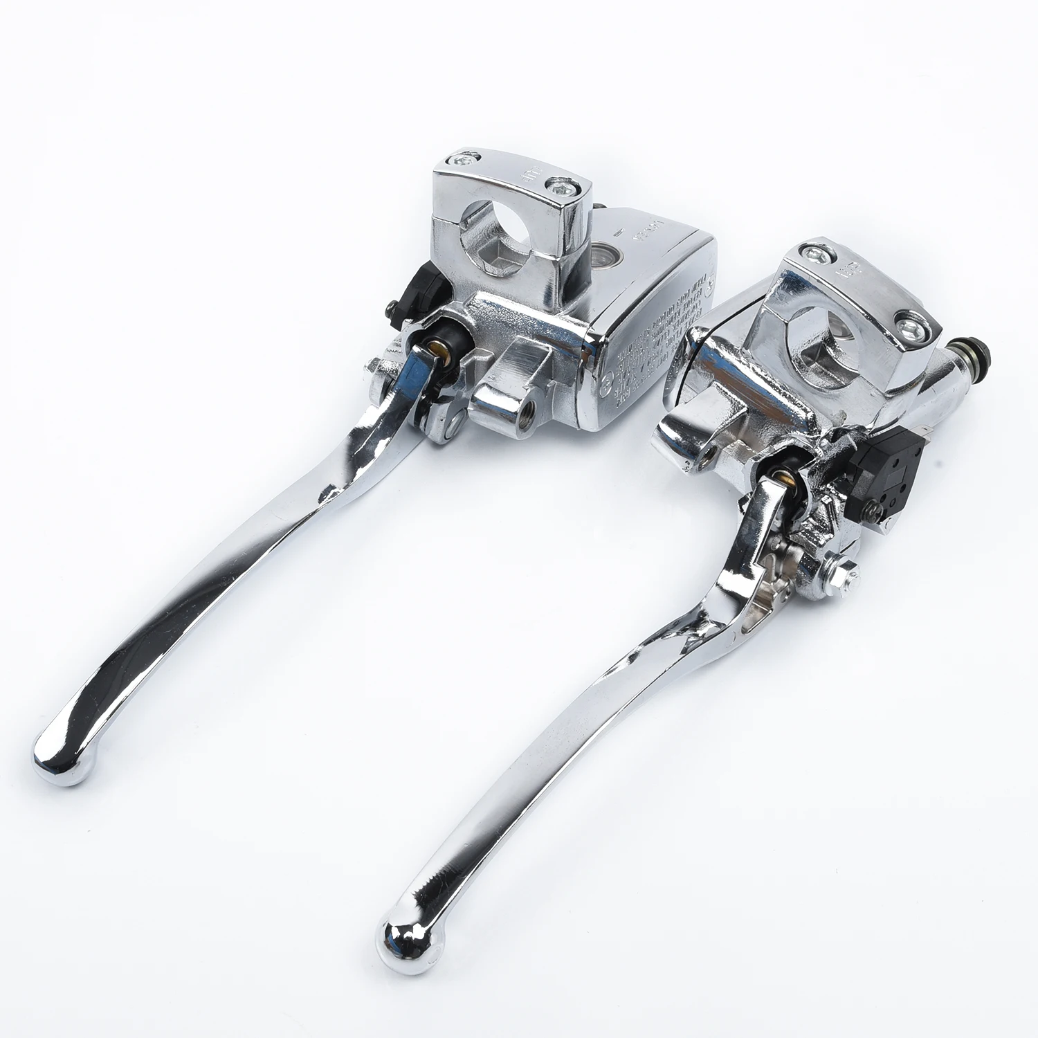 1 Pair Motorcycle Cylinder Clutch Levers Brake Pump Master Cylinder